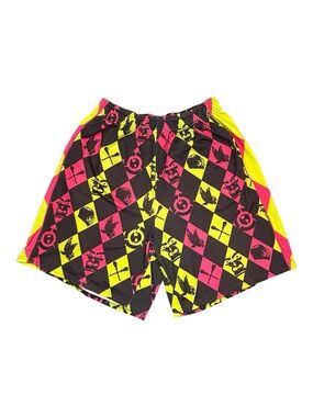 Flow Society Active Training Shorts Large L Lacrosse Gear Relaxed Style Pink